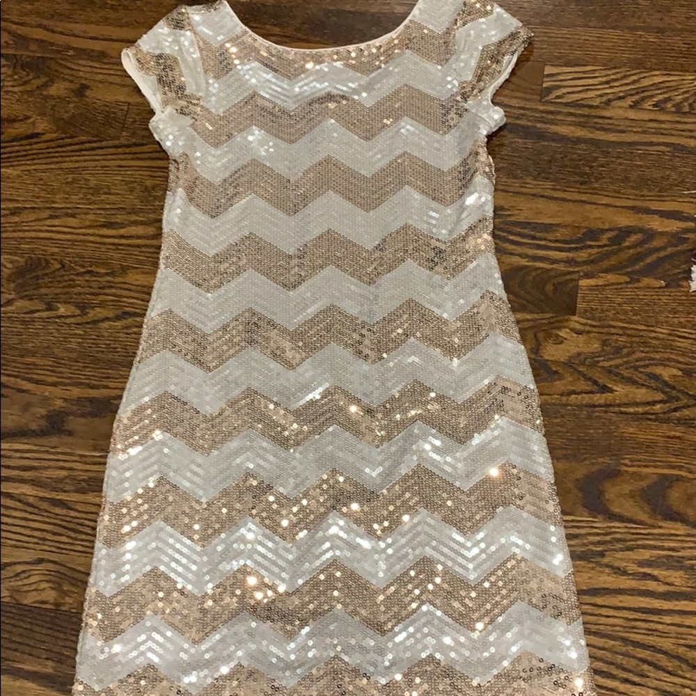 White House black market sequin dress